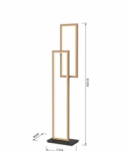 Geometryczna, ledowa lampa stojąca WF 3023-206 PESCARA | Kaja*Sklep Kaja Hot