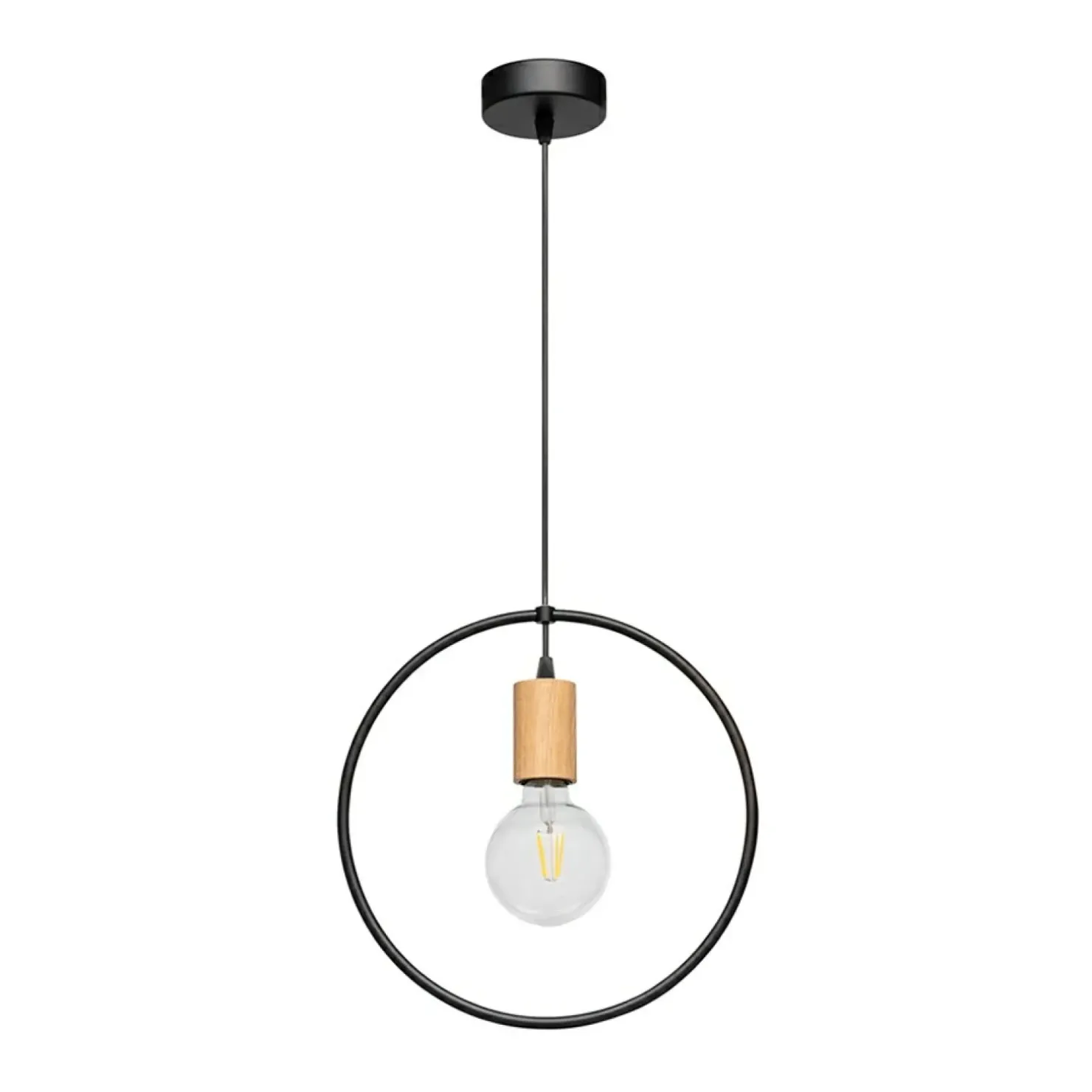 Flash Sale Sklep Kaja Geometryczna, okrągła lampa bez klosza 1650174 CARSTEN | Kaja