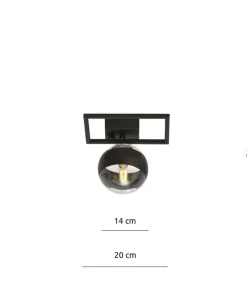 Discount Sklep Kaja Geometryczna, pojedyncza lampa sufitowa 1132/1E IMAGO | Kaja