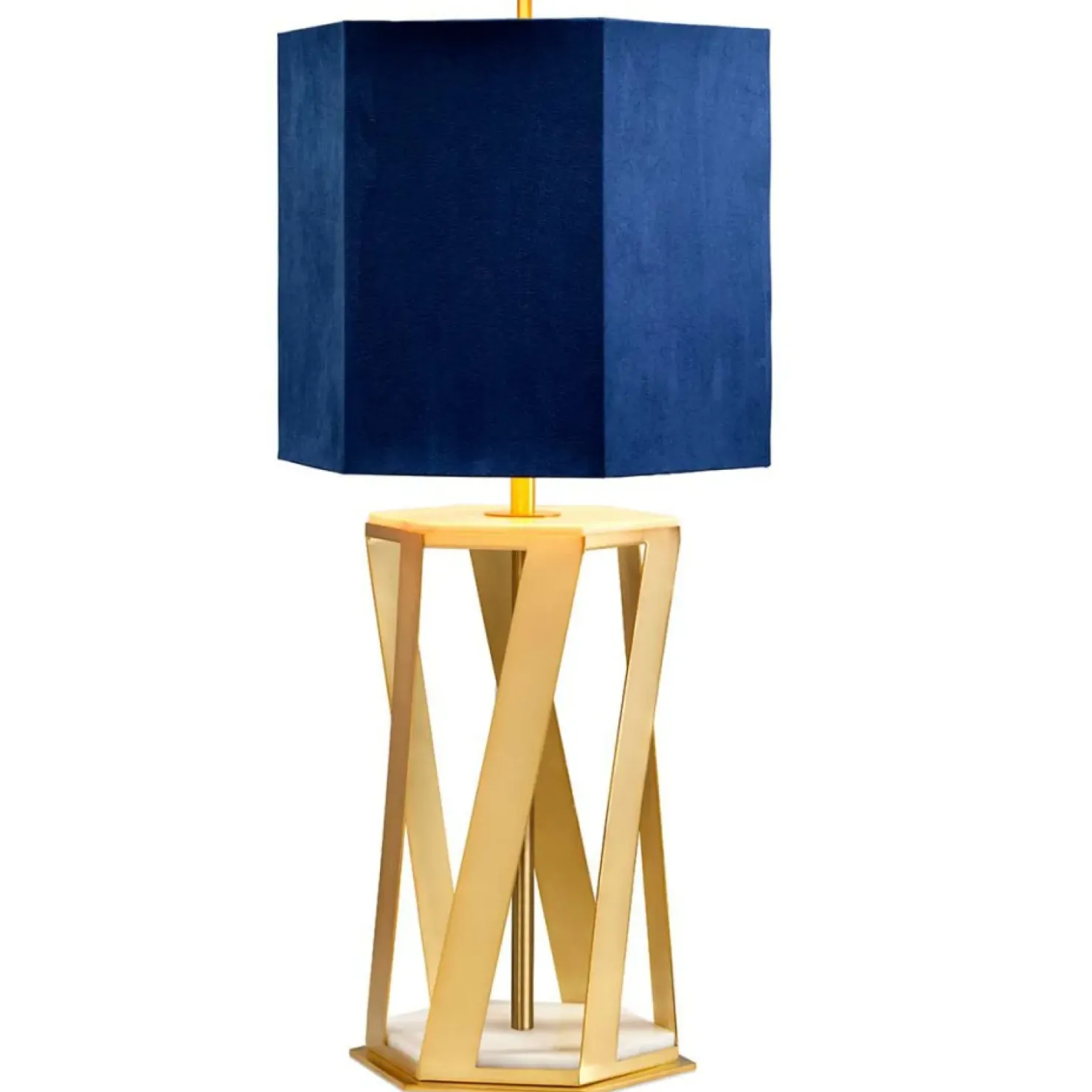 Geometryczna, złota lampa stołowa APOLLO-TL z serii APOLLO*Sklep Kaja Cheap