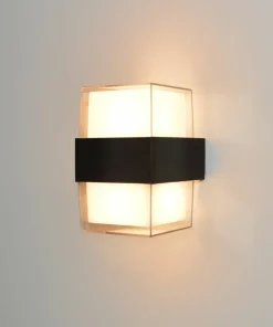 Geometryczny kinkiet na elewację LED 3000K OWL-4682-3K z serii MARTI*Sklep Kaja Hot
