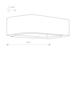 Geometryczny kinkiet zewnętrzny LED 3000K 6W 6776 MUNO | Kaja*Sklep Kaja New