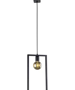 Shop Sklep Kaja Geometryczny, minimalistyczny zwis K-4031 LAVAYA | Kaja Oświetlenie czarny