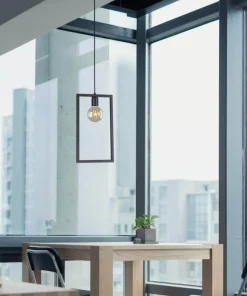 Shop Sklep Kaja Geometryczny, minimalistyczny zwis K-4031 LAVAYA | Kaja Oświetlenie czarny