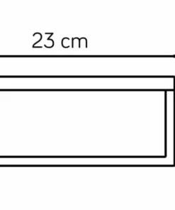 Grafitowy kinkiet elewacyjny ze światłem LED, 13W MN19301 z serii MONA | Kaja Oś*Sklep Kaja Flash Sale
