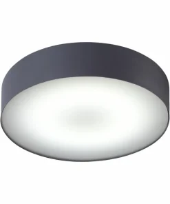 Grafitowy, ledowy plafon okrąg ⌀40,5cm LED 20W 10180 ARENA | Kaja*Sklep Kaja Best Sale