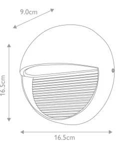 Grafitowy, minimalistyczny kinkiet FREYR-R z serii FREYR*Sklep Kaja New