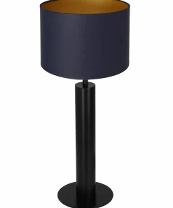 Granatowa lampka stołowa, do gabinetu LX 3667 z serii TABLE LAMPS*Sklep Kaja Hot