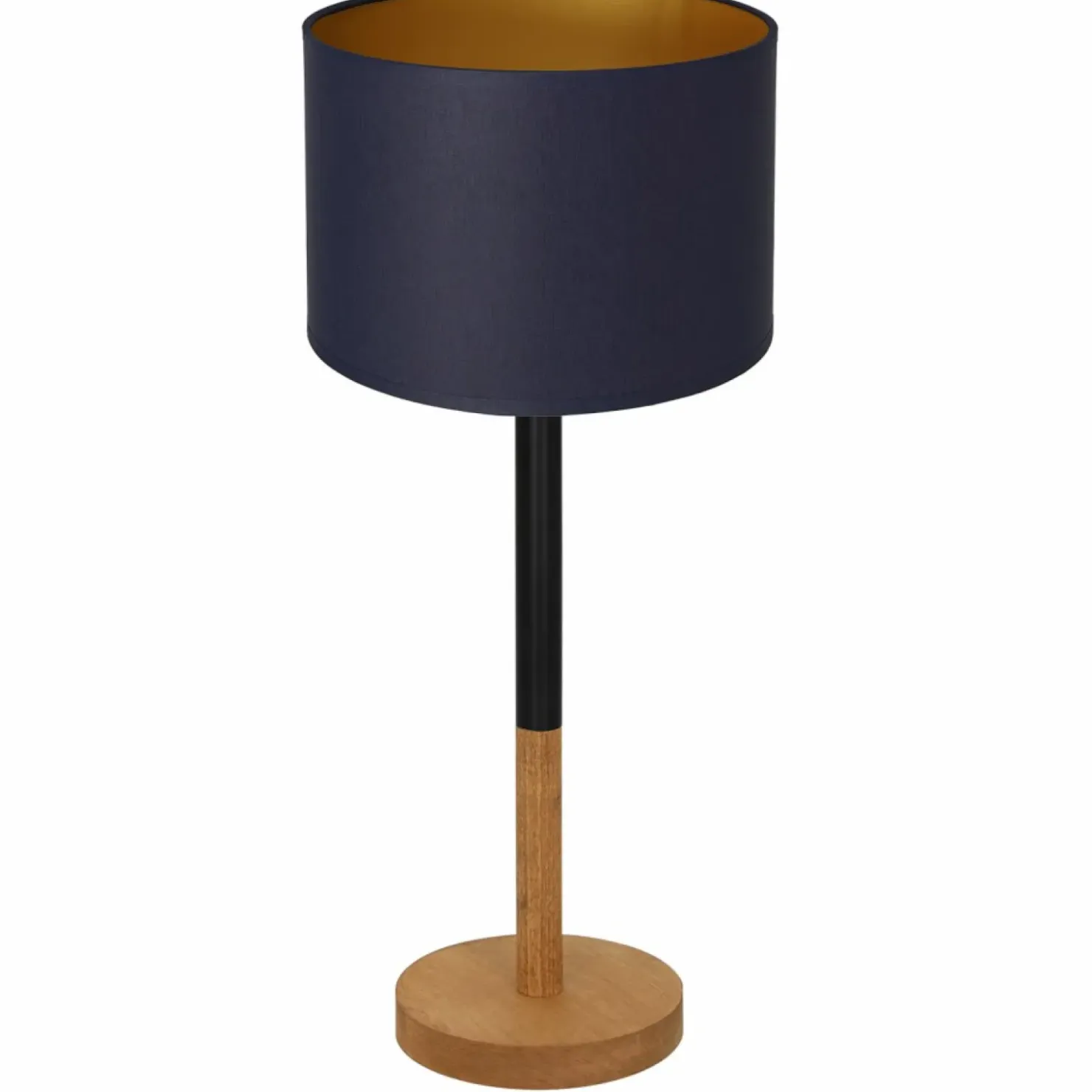 Granatowo-brązowa lampka stołowa, nocna LX 3828 z serii TABLE LAMPS*Sklep Kaja Online
