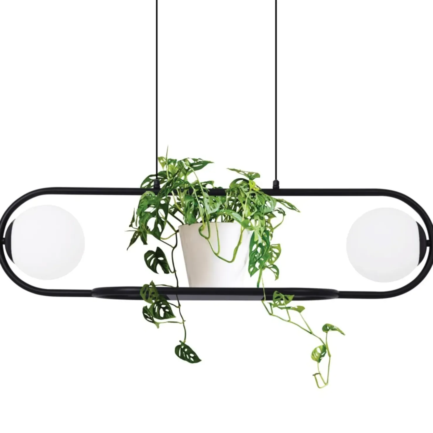 Store Sklep Kaja Gustowna lampa wisząca z funkcją kwietnika K-4961 | Kaja Oświetlenie