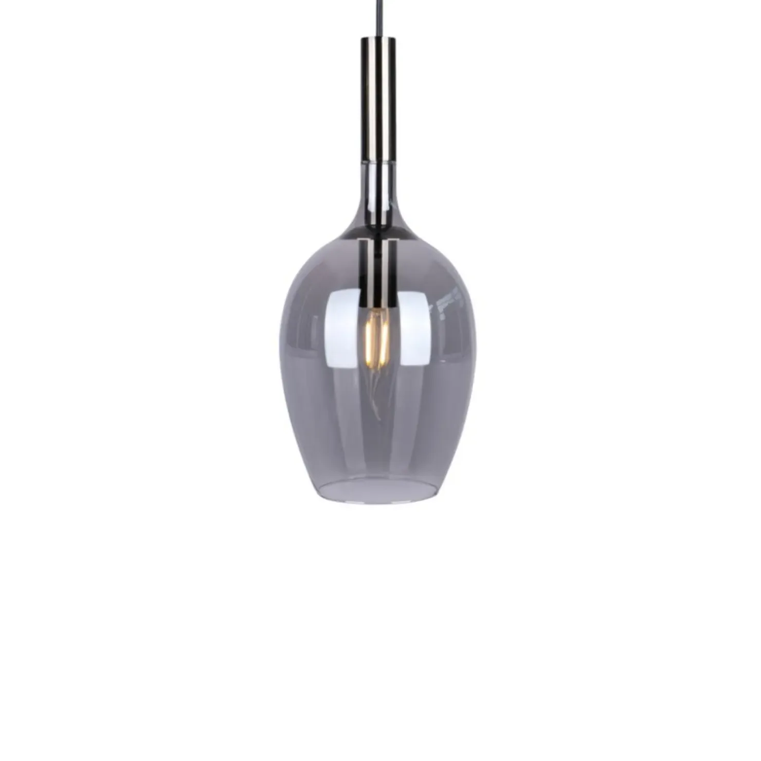 Best Sale Sklep Kaja Gustowna lampa wisząca z grafitowym kloszem ML8813 z serii LUGANO | Kaja Oświetl