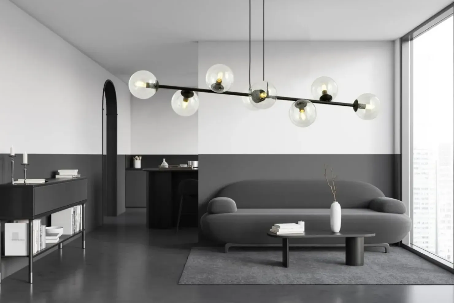 Sale Sklep Kaja Gustowna lampa wisząca z klasycznymi kloszami 874/8 | Kaja Oświetlenie