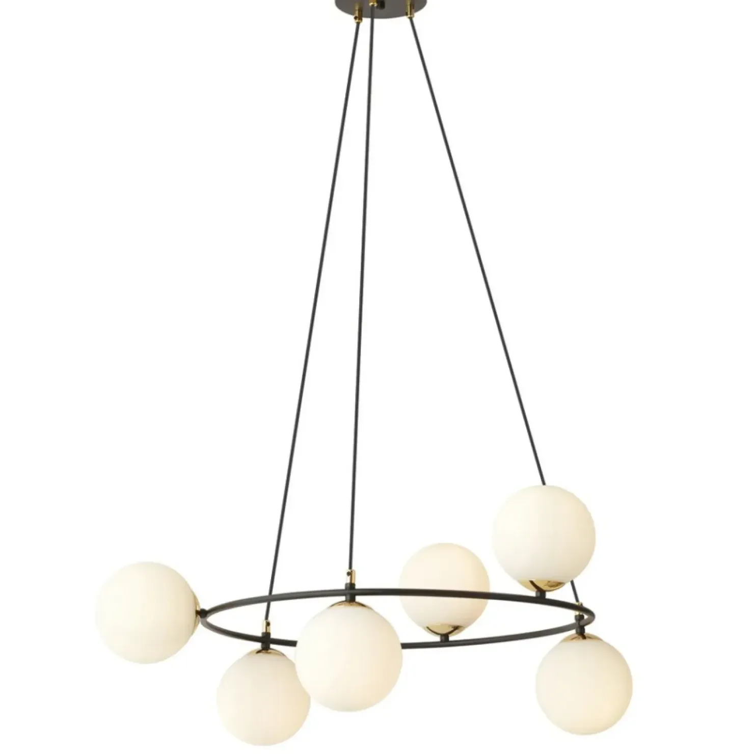 Best Sale Sklep Kaja Gustowna lampa wisząca ze złotymi podkloszami 1295/6 z serii AZURA