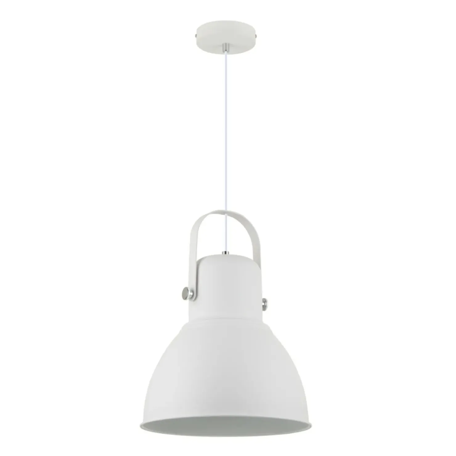 Store Sklep Kaja Industrialna, biała lampa wisząca do kuchni A8015-SWH KAIROS | Kaja