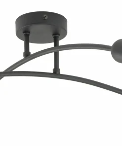 Store Sklep Kaja Industrialna, czarna lampa sufitowa do sypialni TK 4687 z serii HELIX czarny