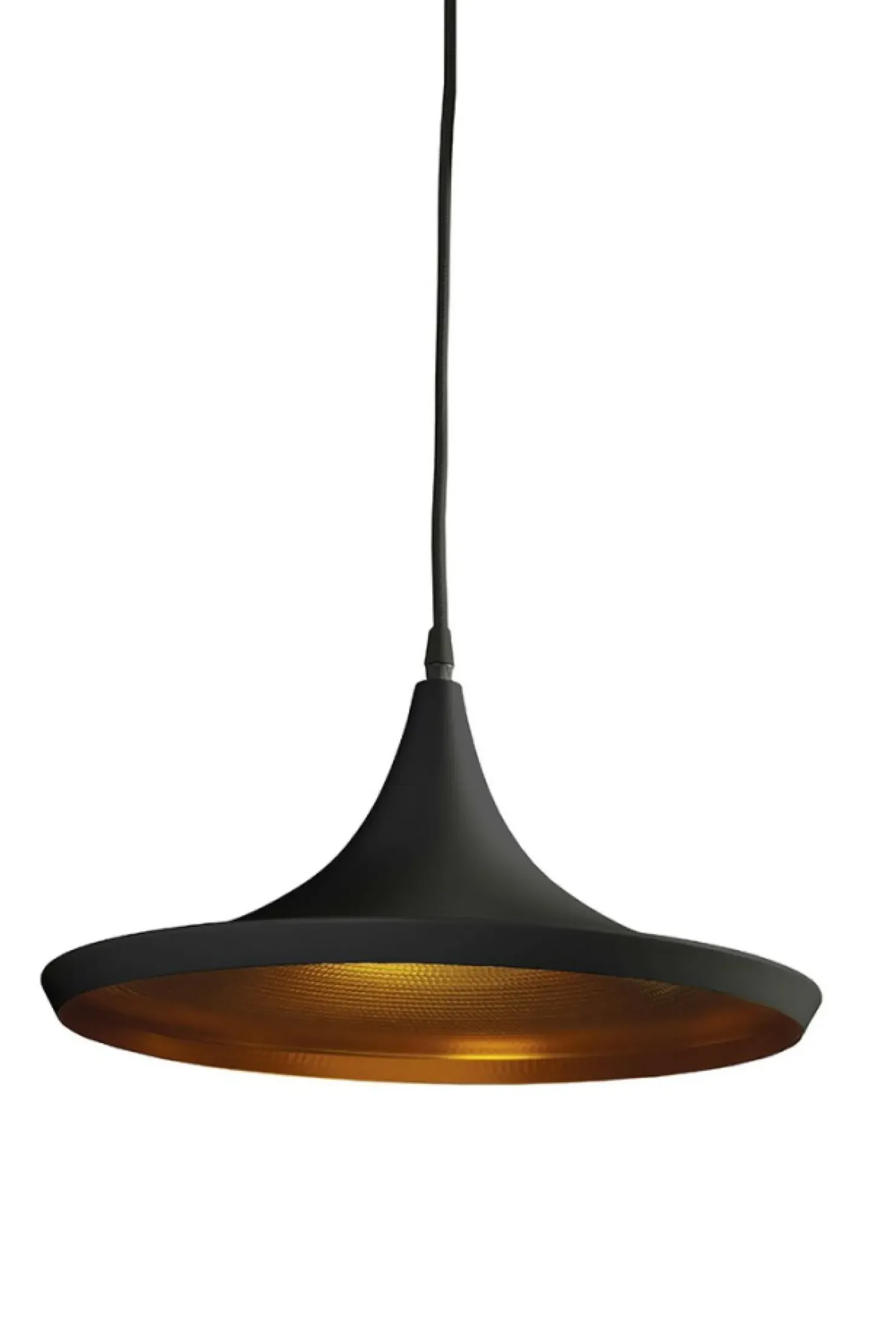 Store Sklep Kaja Industrialna czarno-złota lampa wisząca do kuchni AZ1407 CHINK | Kaja