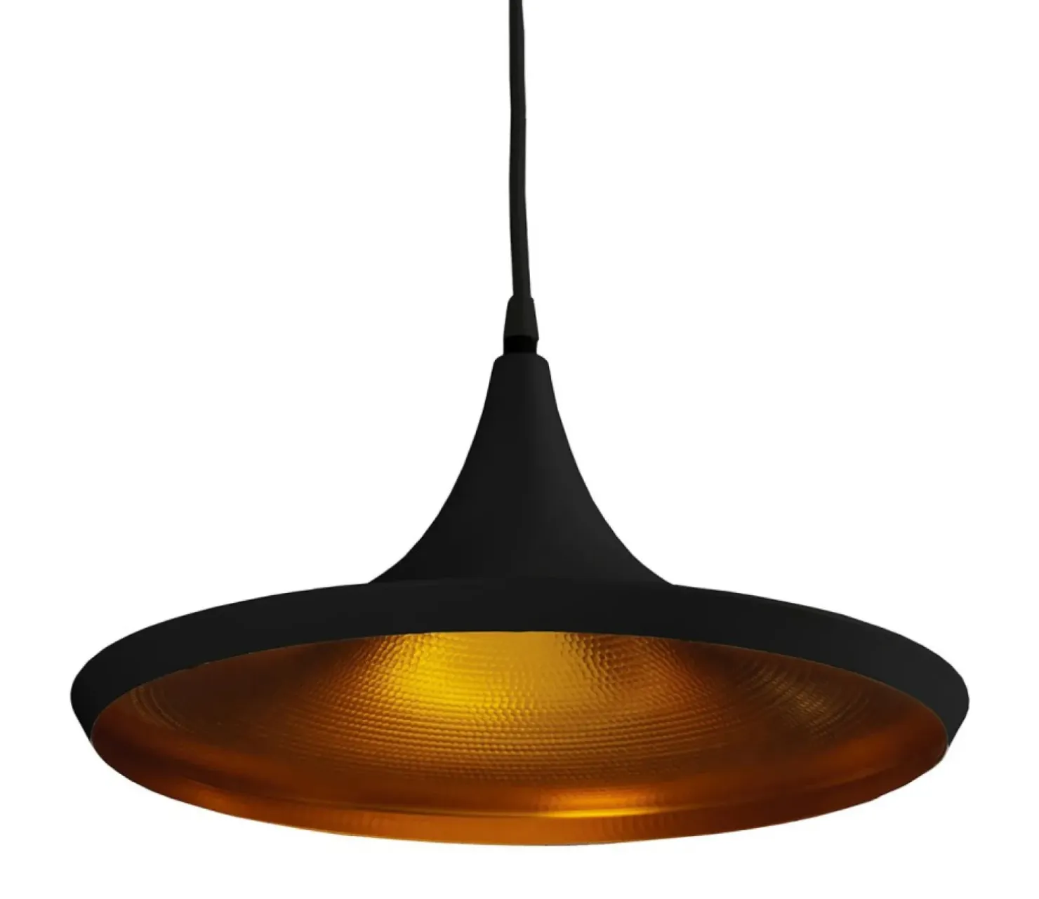 Store Sklep Kaja Industrialna czarno-złota lampa wisząca do kuchni AZ1407 CHINK | Kaja
