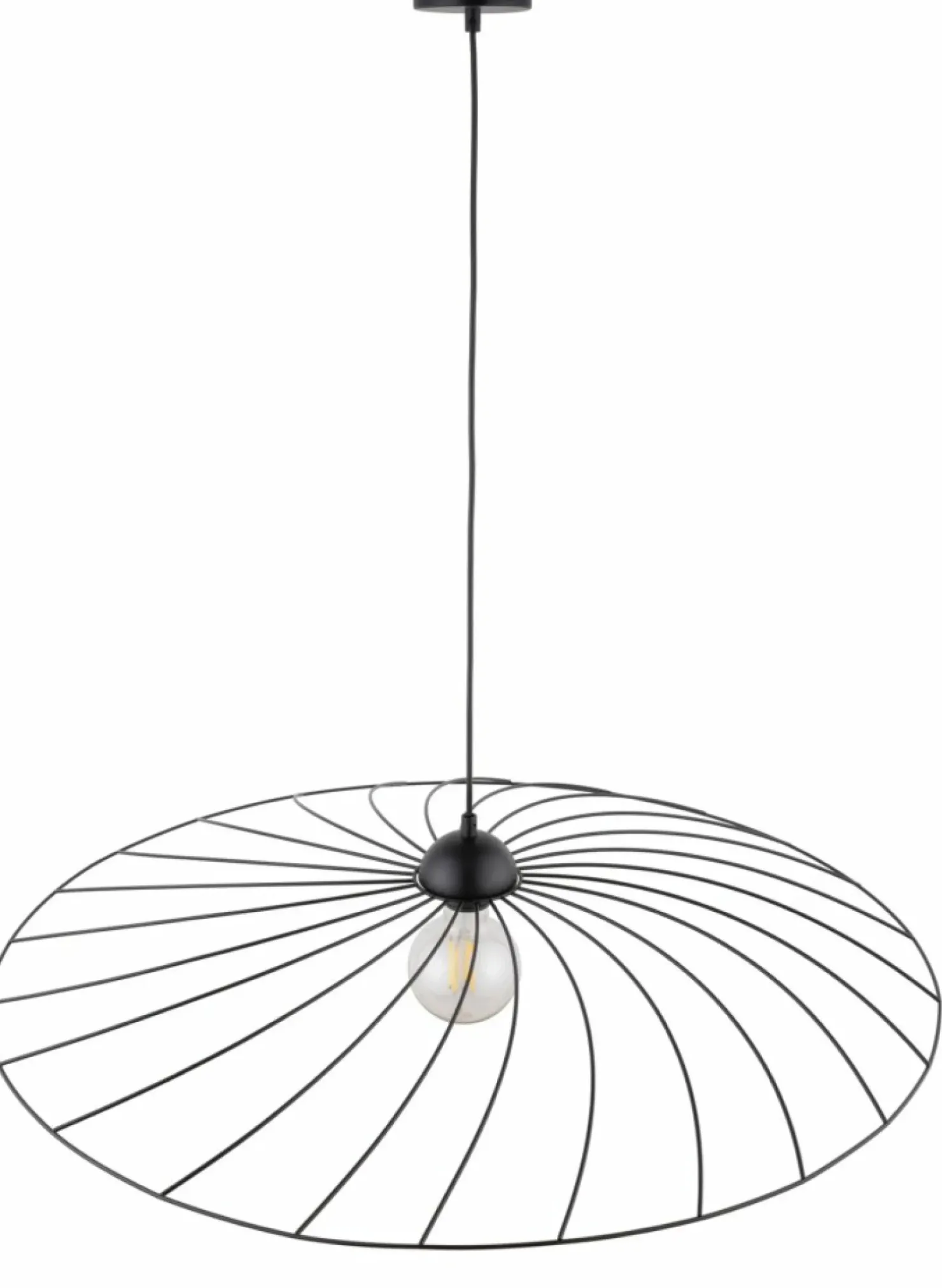 Best Sale Sklep Kaja Industrialna, druciana lampa wisząca do kuchni SIG 32413 - PANAMA czarny