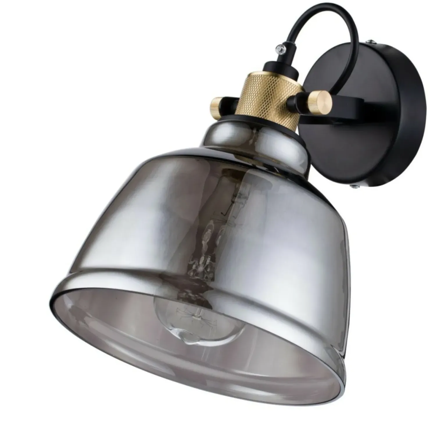 Industrialna lampa ścienna z kloszem T163-01-C IRVING | Kaja*Sklep Kaja Discount