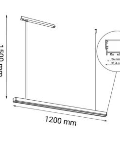 Cheap Sklep Kaja Industrialna lampa nad stół 120cm 3000K ANT 1849 HIATE | Kaja