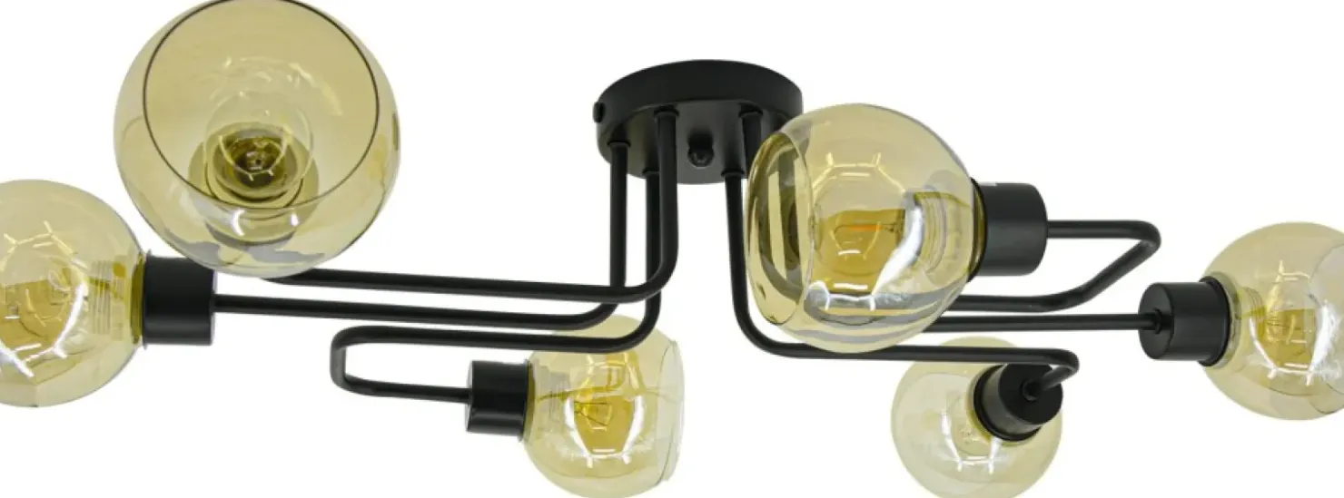 Industrialna lampa sufitowa do salonu 3040/6 BL 21QG TANGO | Kaja*Sklep Kaja Outlet