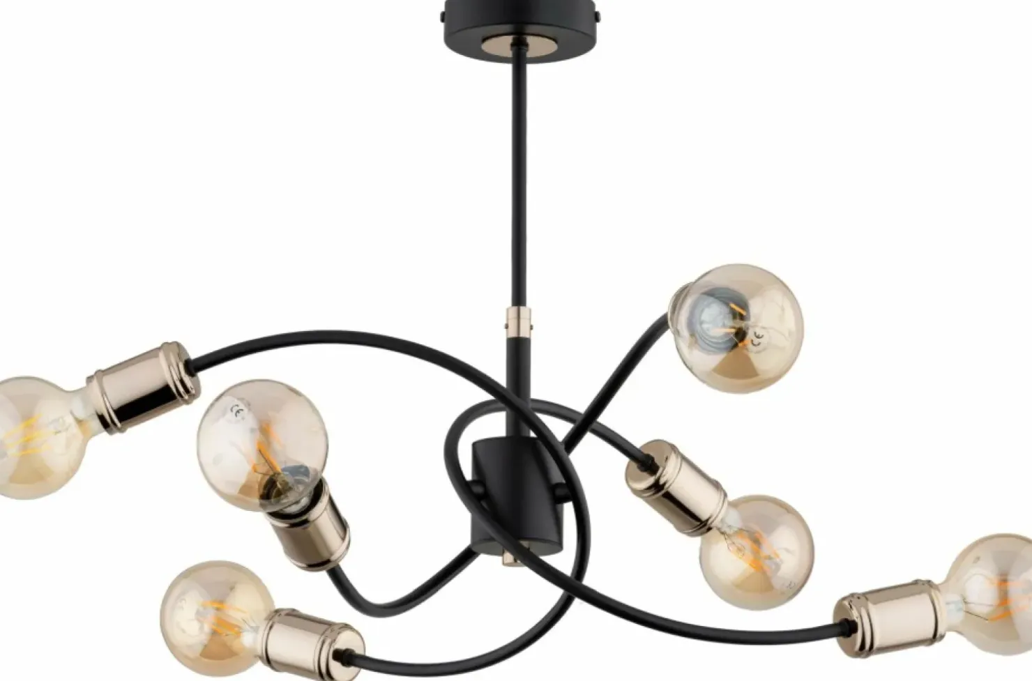 Store Sklep Kaja Industrialna lampa sufitowa na ozdobne żarówki AL 63170 z serii KARUZO | Kaja Oś