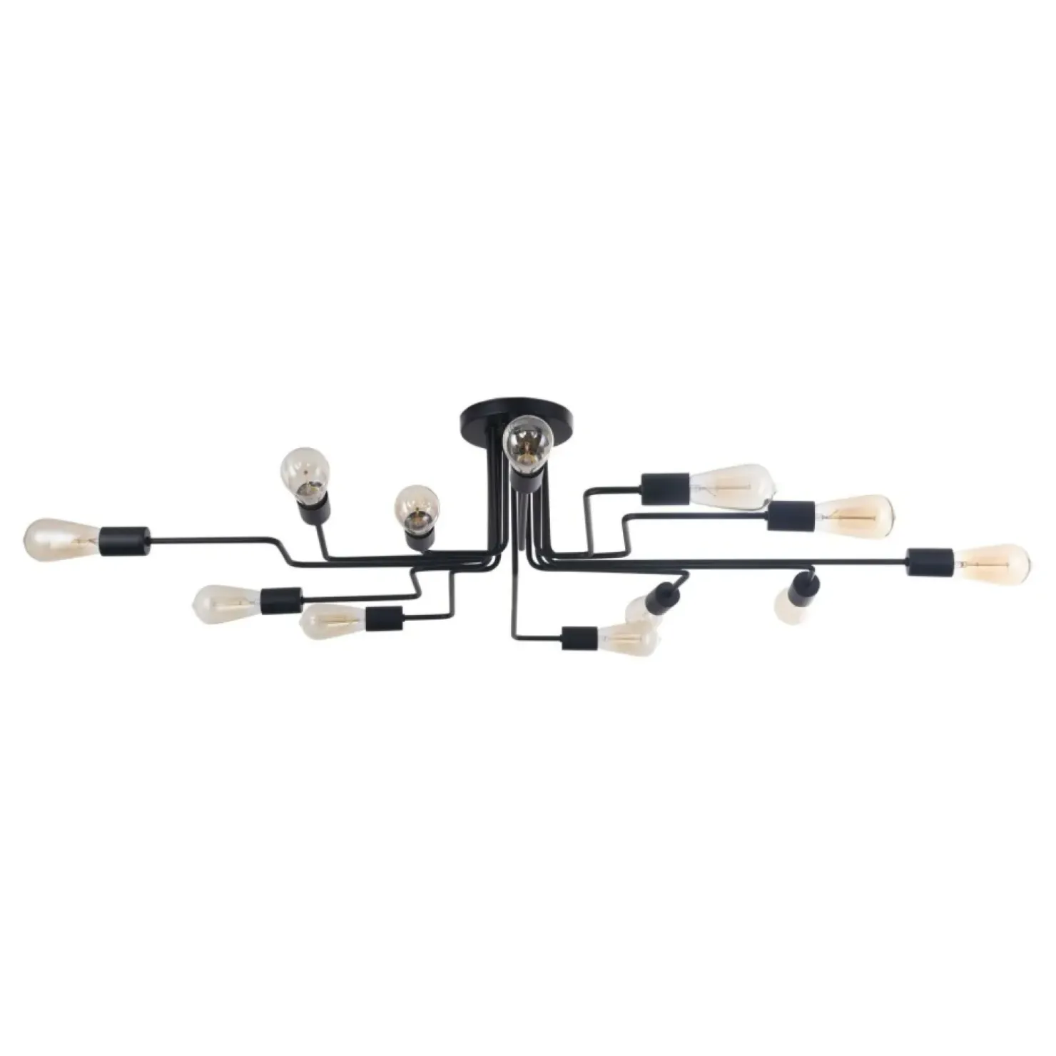 Sale Sklep Kaja Industrialna lampa sufitowa T532CL-12B GILBERT | Kaja Oświetlenie czarny