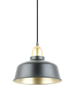 Shop Sklep Kaja Industrialna lampa wisząca, idealna do jadalni A8063-BK z serii MENSA