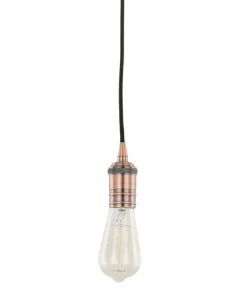 Best Sale Sklep Kaja Industrialna lampa wisząca DS-M-036 RED COPPER ATRIUM | Kaja