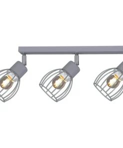 Clearance Sklep Kaja Industrialna listwa do korytarza K-4586 MIKA GRAY | Kaja Oświetlenie szary