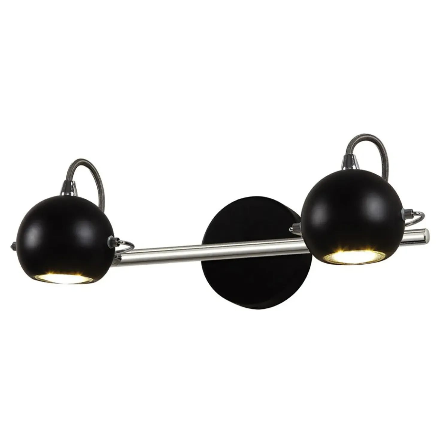 Industrialny kinkiet do łazienki K-8002/2 BK SALVA BLACK | Kaja*Sklep Kaja Cheap