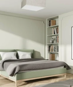 Jasny plafon, lampa sufitowa, kształt kwadratu MLP7496 z serii LINO | Kaja Oświe*Sklep Kaja Cheap