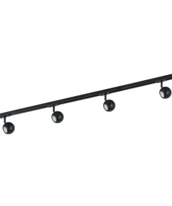 Jednofazowa listwa 1,5m z 4 lampami 920421-4-BL-SET MARVI TR BLAKE*Sklep Kaja Store