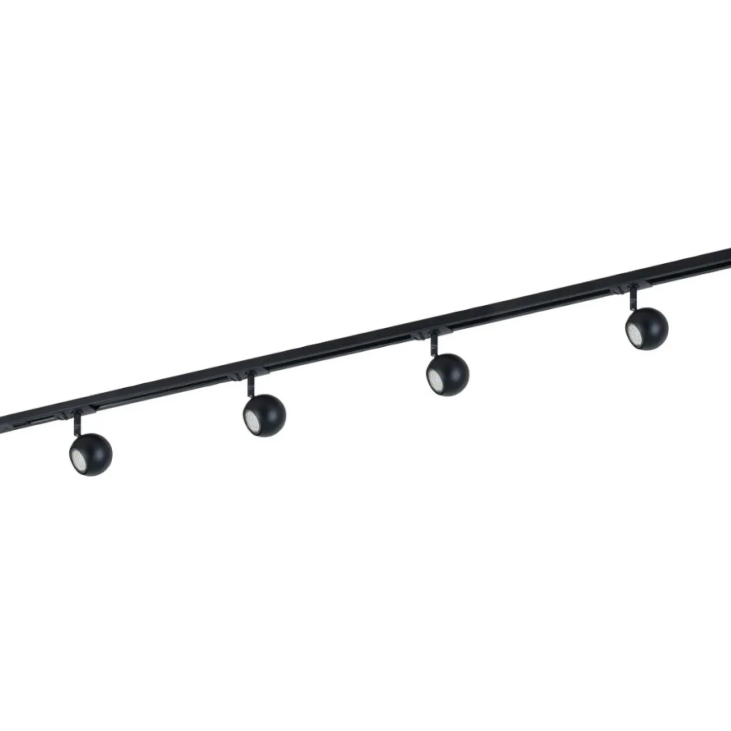 Jednofazowa listwa 1,5m z 4 lampami 920421-4-BL-SET MARVI TR BLAKE*Sklep Kaja Store