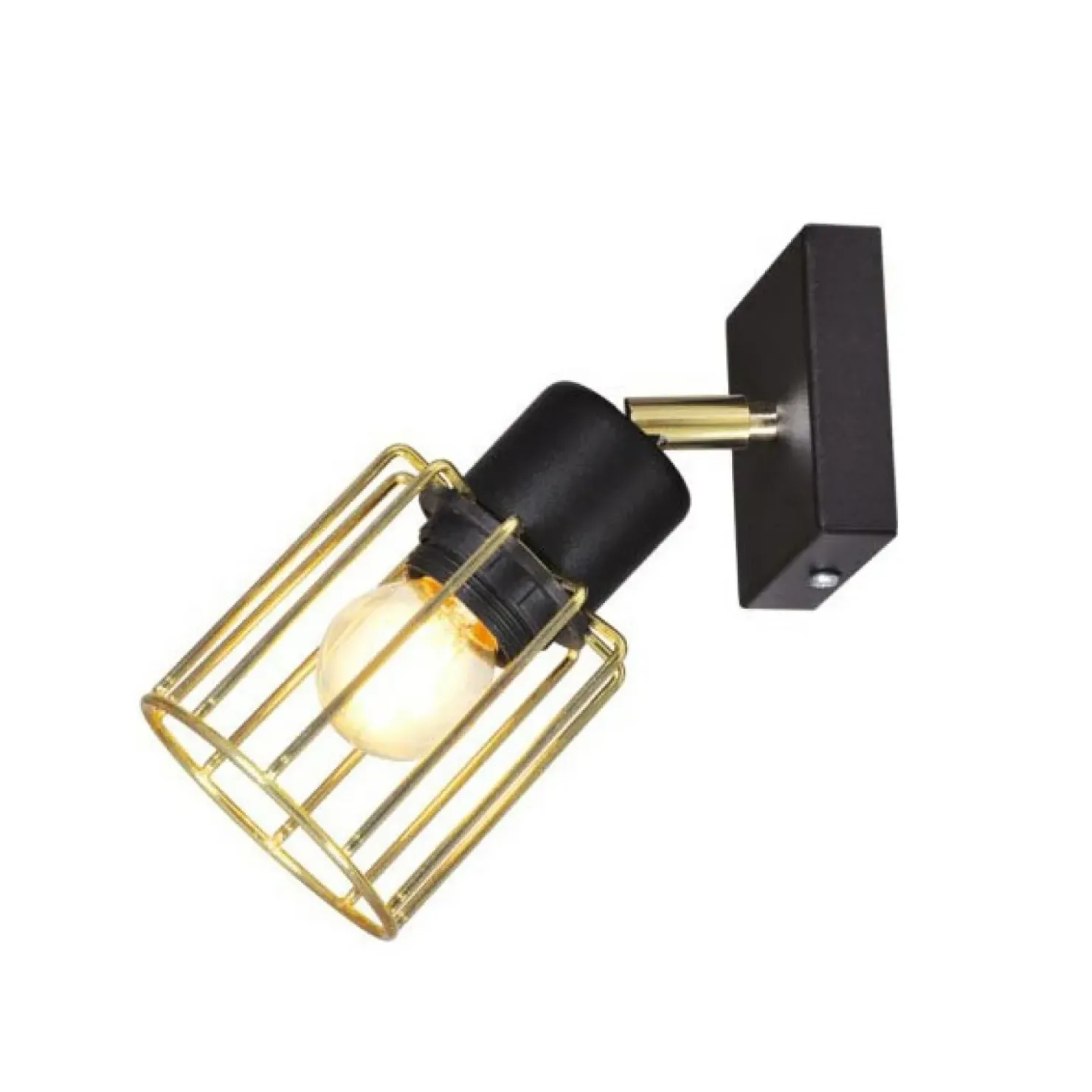 Jednoramienny reflektorek ścienny K-4780 TROY GOLD | Kaja Oświetlenie*Sklep Kaja New