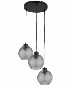 Shop Sklep Kaja Kaskada kulistych kloszy na regulowanych zwisach TK 4627 z serii DEVON