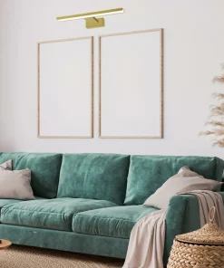 Kinkiet ścienny obrazowy w złotym kolorze ML8250 z serii PINTO | Kaja Oświetleni*Sklep Kaja Discount