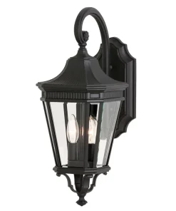 Kinkiet elewacyjny, FE-COTSLN2-M-BK z serii COTSWOLD LANE*Sklep Kaja New