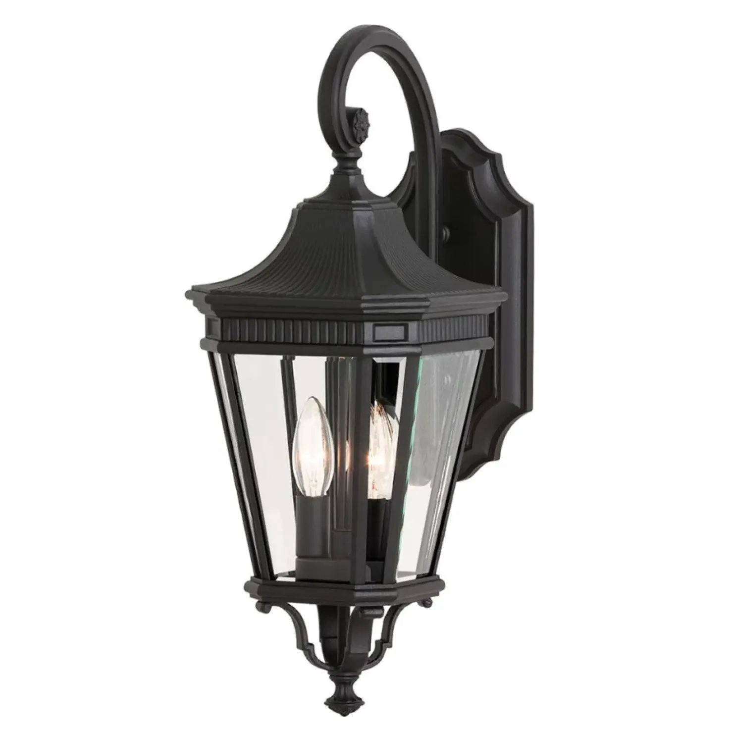 Kinkiet elewacyjny, FE-COTSLN2-M-BK z serii COTSWOLD LANE*Sklep Kaja New