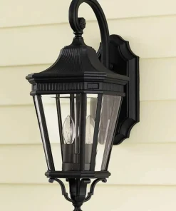 Kinkiet elewacyjny, FE-COTSLN2-M-BK z serii COTSWOLD LANE*Sklep Kaja New