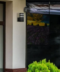 Kinkiet elewacyjny o nowoczesnym wyglądzie, na E27 K-8205 z serii SOLIN*Sklep Kaja Store