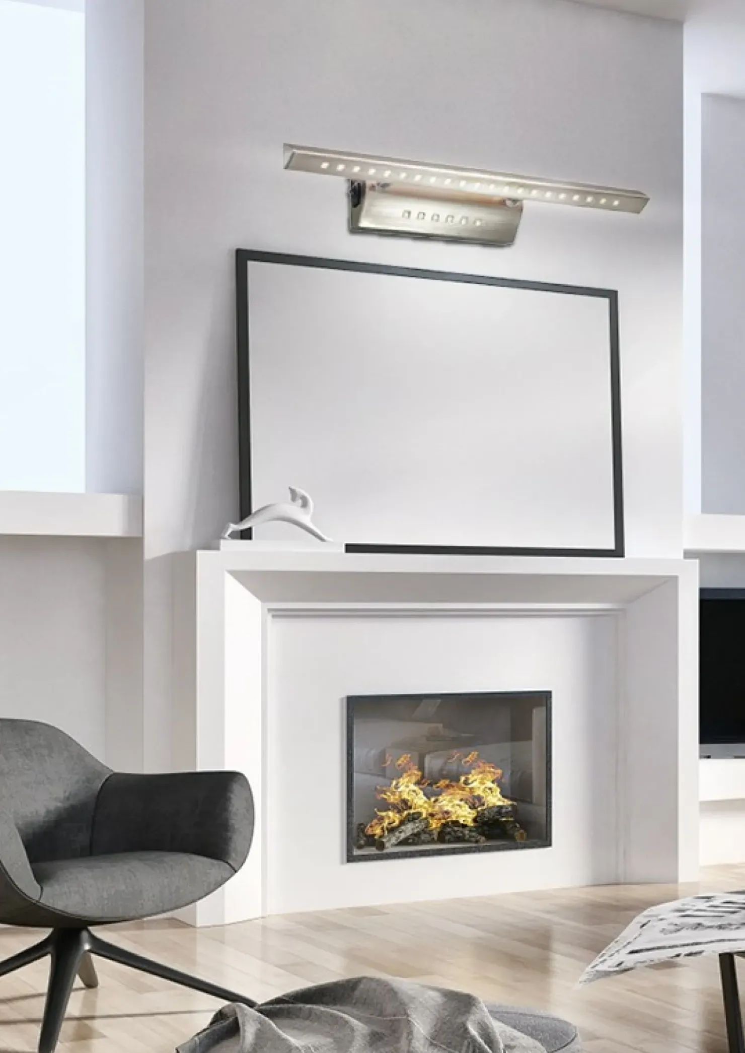 Kinkiet LED nad lustro, z włącznikiem 20-27023 FORTE | Kaja*Sklep Kaja Cheap