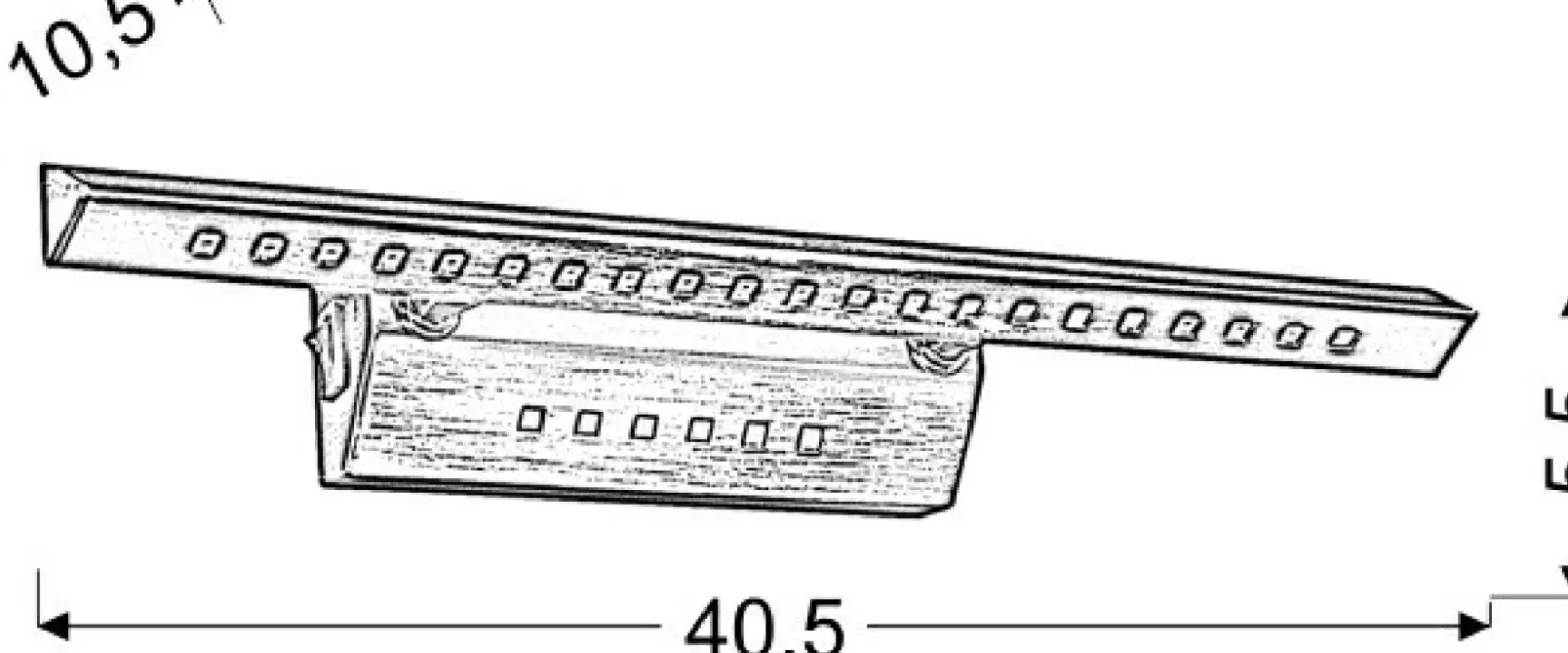Kinkiet LED nad lustro, z włącznikiem 20-27023 FORTE | Kaja*Sklep Kaja Cheap