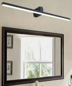 Kinkiet LED, prosta lampa nad lustro LP-778/1W XXL BK z serii NEVADA*Sklep Kaja Best Sale