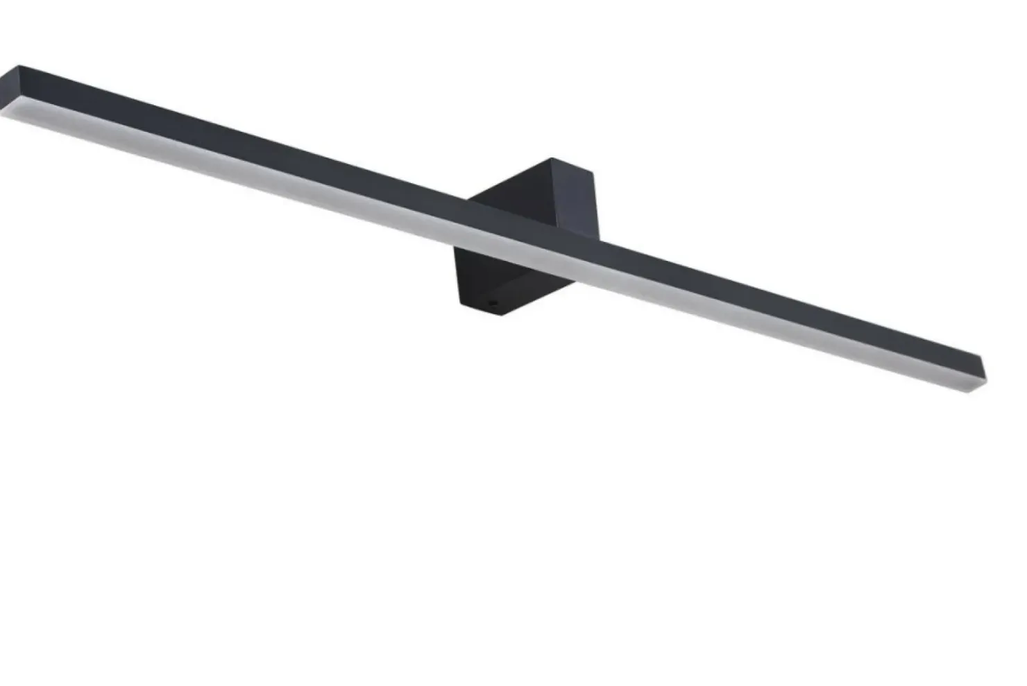 Kinkiet LED, prosta lampa nad lustro LP-778/1W XXL BK z serii NEVADA*Sklep Kaja Best Sale