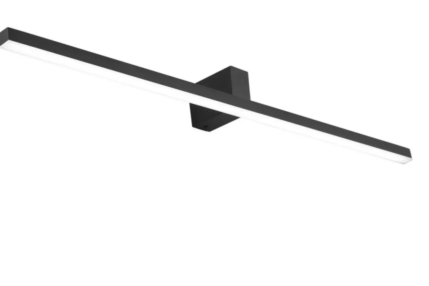Kinkiet LED, prosta lampa nad lustro LP-778/1W XXL BK z serii NEVADA*Sklep Kaja Best Sale