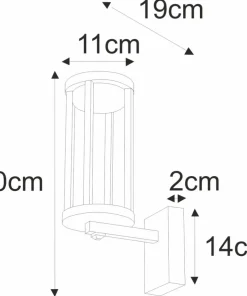 Kinkiet ogrodowy o designerskim kształcie K-8137 UBBE | Kaja*Sklep Kaja Outlet