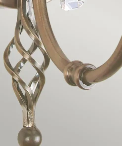 Kinkiet świecznik, antyczne złoto AG1-AGED-BRASS z serii AEGEAN*Sklep Kaja Store