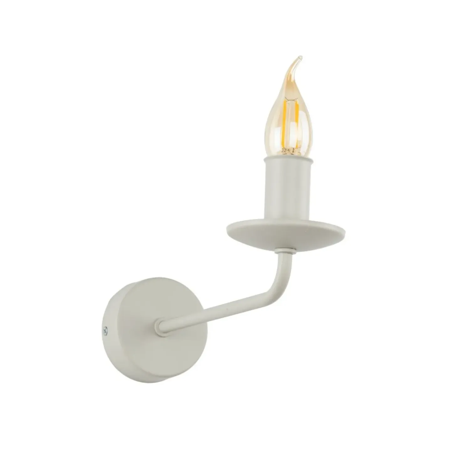 Kinkiet świecznik na ozdobą żarówkę TK 10244 LIMAL BEIGE | Kaja*Sklep Kaja Flash Sale
