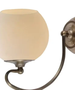 Kinkiet z kloszem w stylu retro glamour 21-69344 ORBIT | Kaja*Sklep Kaja Sale